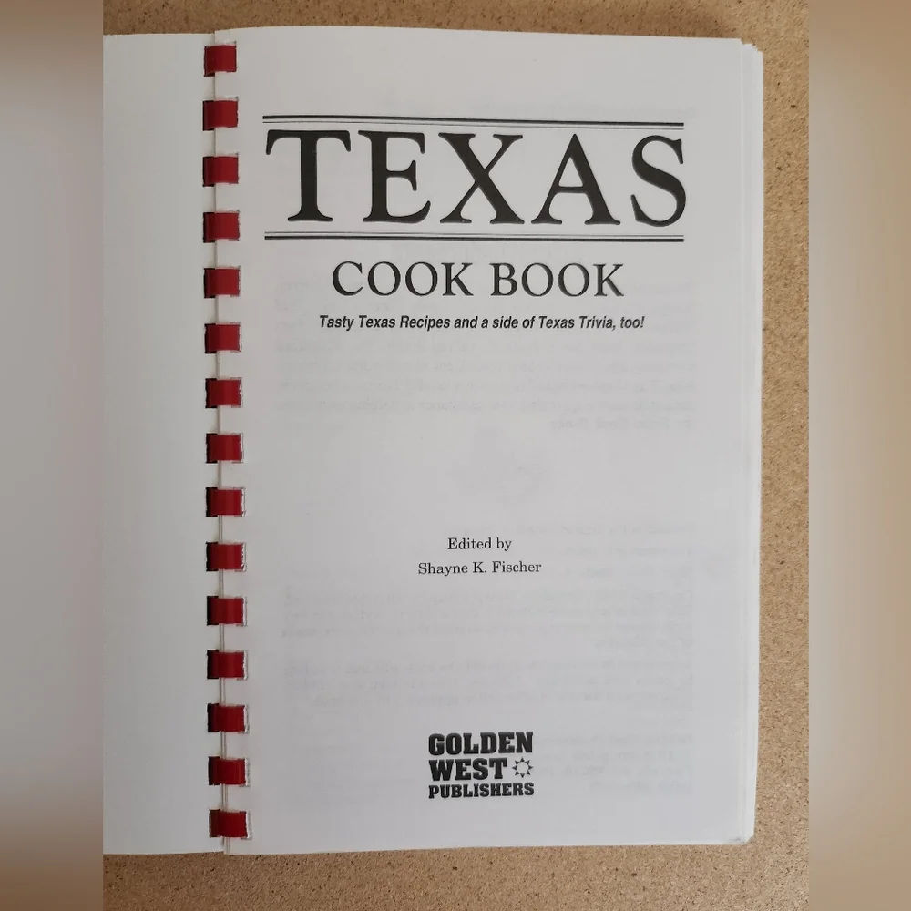 TEXAS Cookbook VTG 1996